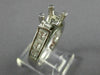 ESTATE 1.50CT DIAMOND 14KT WHITE GOLD CLASSIC 4 PRONG SEMI MOUNT ENGAGEMENT RING