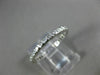 ESTATE .34CT ROUND DIAMOND 14KT WHITE GOLD 3D ETERNITY ANNIVERSARY RING #26304
