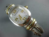 LARGE DAVID YURMAN 18K YELLOW GOLD & 925 STERLING SILVER MABE PEARL WATCH #26600