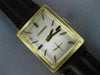 ESTATE LARGE LONGINES 14KT YELLOW GOLD 3D RECTANGULAR SQUARE MENS WATCH #26546