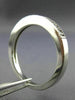 ESTATE .20CT DIAMOND 14KT WHITE GOLD 3D CLASSIC WEDDING ANNIVERSARY RING #19625