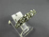 ESTATE 1.93CT DIAMOND 18K WHITE GOLD 3D FIVE STONE DOUBLE SIDED ANNIVERSARY RING