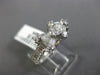 ESTATE 1.28CT DIAMOND 18KT WHITE GOLD 3D CLASSIC MULTI SHAPE TRIANGULAR FUN RING