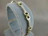 ESTATE 1.60CTW DIAMOND 14K WHITE YELLOW GOLD LOVE BRACELET F VVS 7.0" 6MM #19823