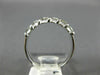 ESTATE .29CT DIAMOND 14KT WHITE GOLD CLASSIC SIX STONE ANNIVERSARY RING #20169