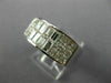 ESTATE WIDE 2.08CT DIAMOND 18KT WHITE GOLD 3D INVISIBLE ANNIVERSARY RING #26176