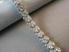 ANTIQUE WIDE  9.0CT 14KT WHITE GOLD DIAMOND TENNIS BRACELET SIMPLY BEAUTIFUL