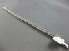 7.34CT SALT & PEPPER DIAMOND 14KT WHITE GOLD 3D ROUND ETERNITY TENNIS BRACELET