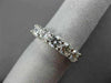 ESTATE 1.25CT DIAMOND 14KT WHITE GOLD 5 STONE CLASSIC SHARED PRONG WEDDING RING