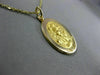 ESTATE 14KT YELLOW GOLD HANDCRAFTED CONFIRMATION FLOATING PENDANT & CHAIN #24988