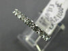 ESTATE .85CT DIAMOND 18K WHITE GOLD SEMI ETERNITY ROUND WEDDING ANNIVERSARY RING