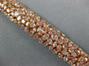 LARGE & LONG 21.40CT PINK DIAMOND 18K ROSE GOLD MULTI SHAPE LOVE TENNIS BRACELET