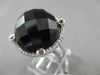 ESTATE MASSIVE 31.89CT DIAMOND & AAA SMOKY TOPAZ 14K WHITE GOLD DOME SHAPE RING