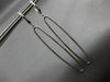 ESTATE LARGE .37CT DIAMOND 14K WHITE GOLD 3D RECTANGULAR HANGING HUGGIE EARRINGS