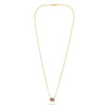 2.05CT AAA PINK SAPPHIRE 14KT YELLOW GOLD 3D OVAL SOLITAIRE BEZEL LOVE NECKLACE