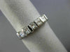 ESTATE .65CT DIAMOND 14KT WHITE GOLD 3D 5 STONE WEDDING ANNIVERSARY RING #1210
