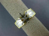 LARGE 1.80CT DIAMOND 18K 2 TONE GOLD PYRAMID SEMI MOUNT ENGAGEMENT RING #22413