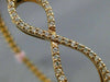 ESTATE .70CT DIAMOND 14KT ROSE GOLD 3D INFINITY FLEXIBLE LOVE BANGLE BRACELET