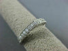 ANTIQUE .39CT DIAMOND PLATINUM CLASSIC FILIGREE MILGRAIN ANNIVERSARY RING #14315