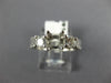 .40CT DIAMOND 18K WHITE GOLD ROUND 3 STONE SEMI MOUNT ENGAGEMENT RING #21091