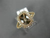 WIDE 1.51CT DIAMOND & AAA MORGANITE 14KT ROSE GOLD HALO FILIGREE ENGAGEMENT RING