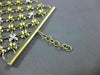 LARGE & LONG 1.30CT DIAMOND 18KT 2 TONE GOLD 3D MULTI ROW FLOWER ETOLIE BRACELET