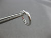 .23CT DIAMOND & AAA RUBY 14K WHITE GOLD 3D INFINITY HUGGIE HOOP HANGING EARRINGS