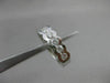 ANTIQUE WIDE DIAMOND 14KT WHITE GOLD 5 STONE SEMI BEZEL ANNIVERSARY RING #22478