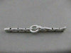 ESTATE 1.00CTW DIAMOND 14KT WHITE GOLD OPEN CIRCLE LINE BRACELET 7" INCH #20996