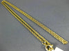 ESTATE 14KT YELLOW GOLD 3D CLASSIC ROPE CHAIN #26099
