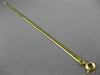 ESTATE LONG 14KT YELLOW GOLD 3D CLASSIC HERRINGBONE CHAIN BRACELET #25321