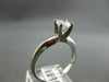 ESTATE .41CT DIAMOND PLATINUM SOLITAIRE ENGAGEMENT RING E SI JUST AMAZING #19334