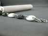ESTATE WIDE 23.38CT DIAMOND & WHITE AGATE 18KT WHITE GOLD FUN BRACELET BEAUTIFUL