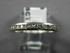 ESTATE .38CT DIAMOND 14KT WHITE GOLD 3D CLASSIC CHANNEL ANNIVERSARY RING #18944