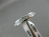 ESTATE .55CT DIAMOND 14KT WHITE GOLD 3D CLASSIC CHANNEL ANNIVERSARY RING #18951