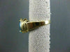 ESTATE WIDE 1.65CT DIAMOND & LONDON BLUE TOPAZ 14KT TWO TONE GOLD PEAR RING 1501