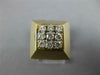 ANTIQUE LARGE .50CT DIAMOND 14K WHITE & YELLOW GOLD 3D CLASSIC PYRAMID RING #129
