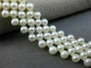 ESTATE WIDE & LONG AAA SOUTH SEA PEARL 14K YELLOW GOLD MULTI ROW BRACELET #26195