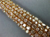 ESTATE EXTRA LARGE GIA 24CT PINK DIAMOND 18KT ROSE GOLD CLUSTER TENNIS BRACELET