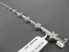 ESTATE WIDE 1.25CT DIAMOND 14KT WHITE GOLD STAR FILIGREE BRACELET BEAUTIFUL!!