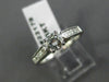 ESTATE .90CT DIAMOND 14KT WHITE GOLD 3D FILIGREE CLASSIC ENGAGEMENT RING #22179