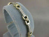 ESTATE 1.60CTW DIAMOND 14K WHITE YELLOW GOLD LOVE BRACELET F VVS 7.0" 6MM #19823