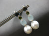 7.29CT DIAMOND & AAA MULTI GEM & AAA SOUTH SEA PEARL 18KT ROSE GOLD FUN EARRINGS
