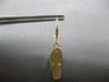 AAA MULTI COLOR OPAL 14KT 2 TONE GOLD SLIPPER LEVERBACK HANGING EARRINGS #27899