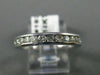 ESTATE .60CT DIAMOND 14KT WHITE GOLD 3D CLASSIC CHANNEL ANNIVERSARY RING #19399
