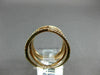 ESTATE LARGE .72CT DIAMOND 14KT ROSE GOLD 3D MULTI ROW CRISS CROSS LOVE RING
