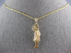 ESTATE 14KT YELLOW GOLD 3D CLASSIC HANDCRAFTED FUNNY CLOWN CHARM PENDANT #27417