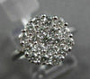 ESTATE 1.0CT DIAMOND 14KT WHITE GOLD CLUSTER HEXAGON PROMISE FRIENDSHIP RING