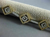 ESTATE WIDE 1.80CT DIAMOND 18KT 2 TONE GOLD 3D MULTI SHAPE BY THE YARD BRACELET