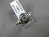 ANTIQUE .40CT OLD MINE DIAMOND 18KT WHITE GOLD 3D FILIGREE ENGAGEMENT RING 20335